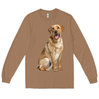 Toasted Coconut Labrador Retriever llustrations Long Sleeve Tee - LillyAllenDesigns