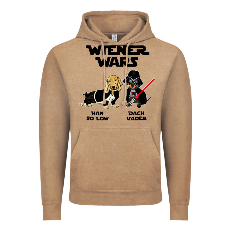 Wiener Wars Funny Dachshund Vintage Hoodie by artisFamous | Teevron