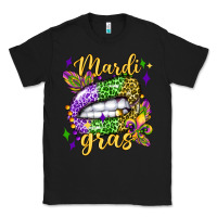 Black mardi gras with  lip olivia Classic Tee - OliviaCreatesArt