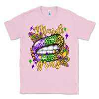 Bubblegum Pink mardi gras with  lip olivia Classic Tee - OliviaCreatesArt