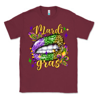 Burgundy mardi gras with  lip olivia Classic Tee - OliviaCreatesArt