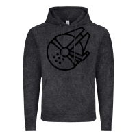 Vintage Black millennium falcon Vintage Hoodie - artisFamous