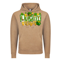 Vintage Coffee Lucky Vibes Vintage Hoodie - CowhideDigitalArt