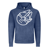 Vintage Denim millennium falcon Vintage Hoodie - artisFamous