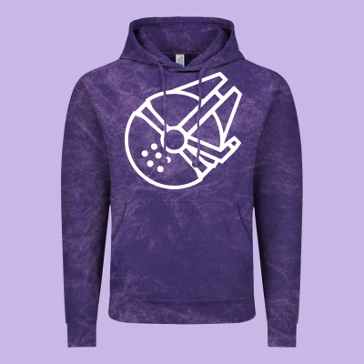 Millennium Falcon Vintage Hoodie Designed By Artisfamous