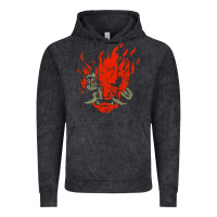 Vintage Black punk samurai Vintage Hoodie - artisFamous