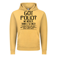 Vintage Mustard got polio me neither thanks science Vintage Hoodie - artisFamous