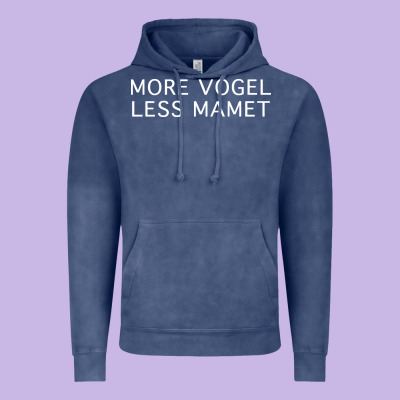 More Vogel Less Mamet Vintage Hoodie Designed By Artisfamous
