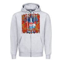 Heather Grey just here for the ice Zipper Hoodie - JahusDesignShop