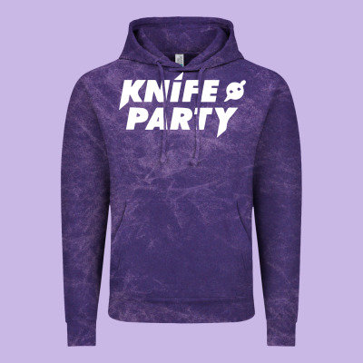 Knife Party Vintage Hoodie Designed By Artisfamous