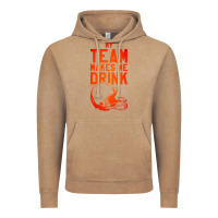 My Team Makes Me Drink Vintage Hoodie | Teevron