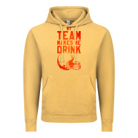 Vintage Mustard my team makes me drink Vintage Hoodie - artisFamous
