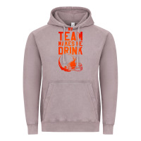 Vintage Zinc my team makes me drink Vintage Hoodie - artisFamous