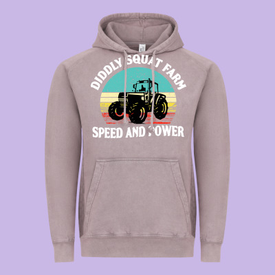 Diddly Squat Farm Speed And Power Vintage Hoodie Designed By Artisfamous