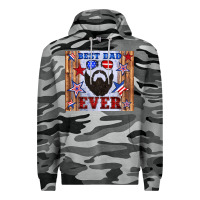 Slate Camo best dad ever american flag Premium Hoodie - Artiststas