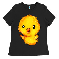 Black chick Ladies Tee - FaDigitalArtStudio