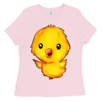 Bubblegum Pink chick Ladies Tee - FaDigitalArtStudio