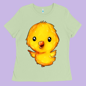 Chick Ladies Tee Designed By Fadigitalartstudio