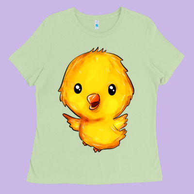 Chick Ladies Tee Designed By Fadigitalartstudio
