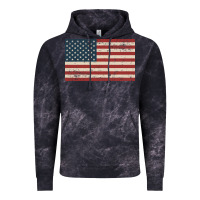 Cloud Black american flag Vintage Hoodie - artisFamous