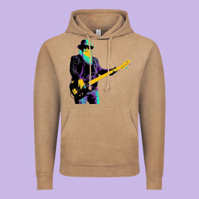 Legends Bassis Dusty Hill Vintage Hoodie Designed By Artisfamous