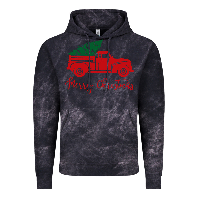 Vintage Red Truck With Christmas Vintage Hoodie by artisFamous | Teevron