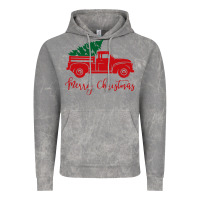 Cloud Rock vintage red truck with christmas Vintage Hoodie - artisFamous