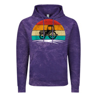 Cloud Purple vintage tractor Vintage Hoodie - artisFamous