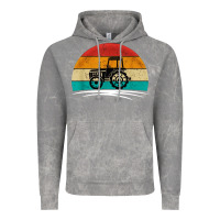 Cloud Rock vintage tractor Vintage Hoodie - artisFamous