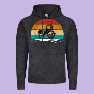 Vintage Tractor Vintage Hoodie Designed By Artisfamous