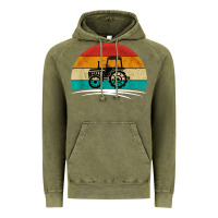 Vintage Olive vintage tractor Vintage Hoodie - artisFamous
