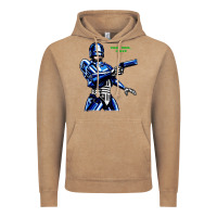 Vintage Coffee 8bit robocop Vintage Hoodie - artisFamous