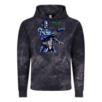 Cloud Black 8bit robocop Vintage Hoodie - artisFamous