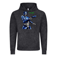 Vintage Black 8bit robocop Vintage Hoodie - artisFamous