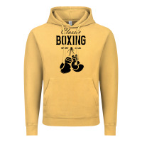 Vintage Mustard boxing gym classic Vintage Hoodie - artisFamous