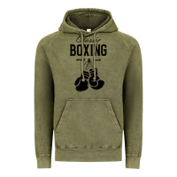 Vintage Olive boxing gym classic Vintage Hoodie - artisFamous