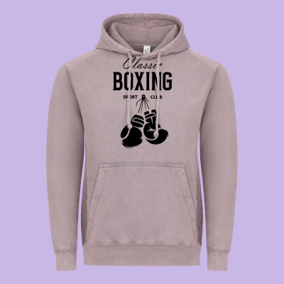 Boxing Gym Classic Vintage Hoodie Designed By Artisfamous