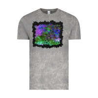 Cloud Rock halloween skull and leopard background Vintage Tee - BundleAndBundleShop