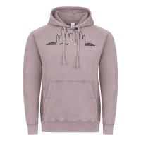 Vintage Zinc pittsburgh skyline city Vintage Hoodie - artisFamous