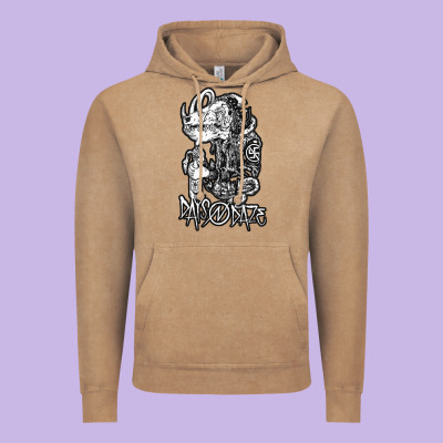 Days N Daze Vintage Hoodie Designed By Artisfamous
