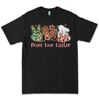 Black Easter Day Peace love Easter Premium Tee - OliviaCreatesArt