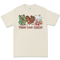 Bone Easter Day Peace love Easter Premium Tee - OliviaCreatesArt