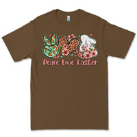 Cacao Easter Day Peace love Easter Premium Tee - OliviaCreatesArt