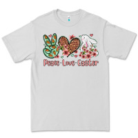 Dove Grey Easter Day Peace love Easter Premium Tee - OliviaCreatesArt