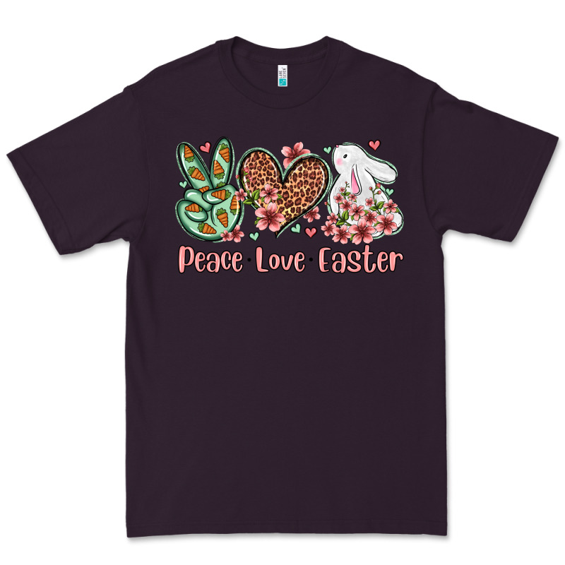 Easter Day Peace Love Easter Premium Tee by OliviaCreatesArt | Teevron