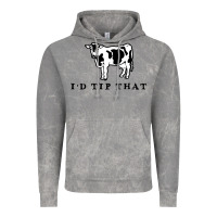 Cloud Rock i'd tip that funny cow tipping design Vintage Hoodie - artisFamous