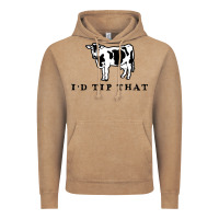 Vintage Coffee i'd tip that funny cow tipping design Vintage Hoodie - artisFamous