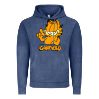 Vintage Denim Funny Garfild new vector design Vintage Hoodie - artisFamous