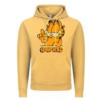 Vintage Mustard Funny Garfild new vector design Vintage Hoodie - artisFamous