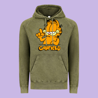Funny Garfild New Vector Design Vintage Hoodie Designed By Artisfamous